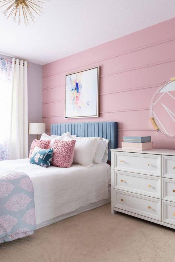girly pink bedroom