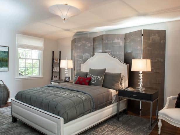 grey and white bedroom for teenagers