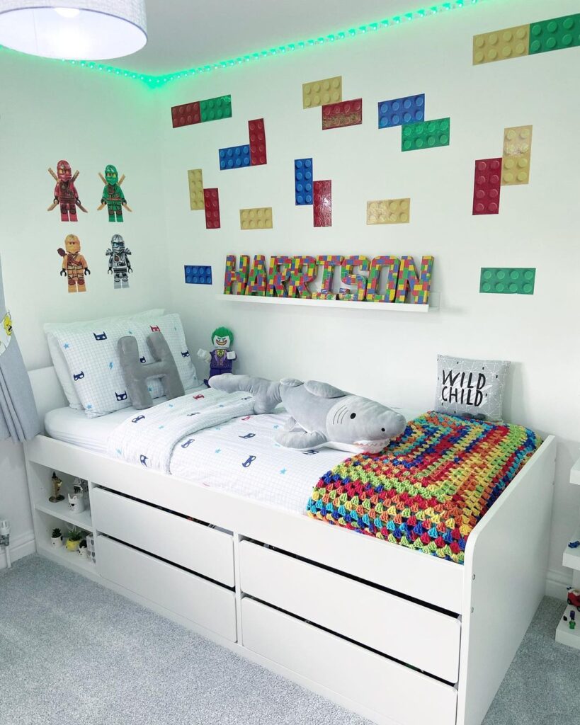 Boys discount lego room