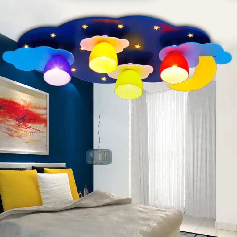 space themed bedroom lighting