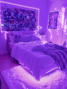 Lavender aesthetic bedroom