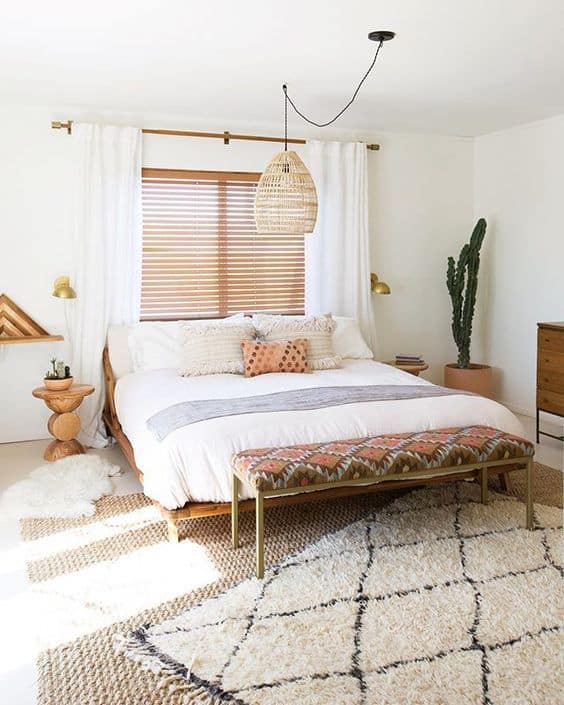 boho scandi bedroom