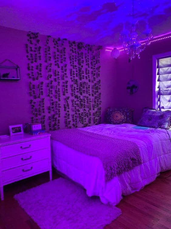 lights aesthetic bedroom