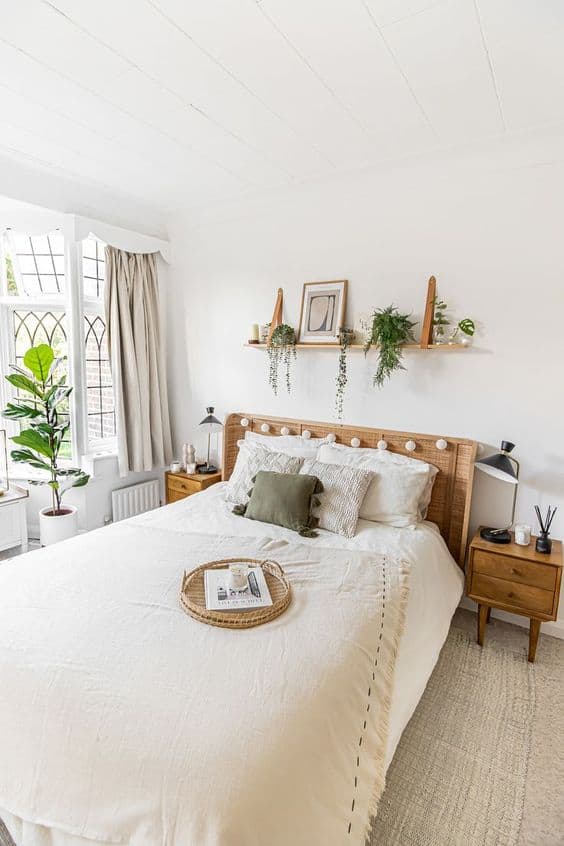 scandinavian bohemian bedroom