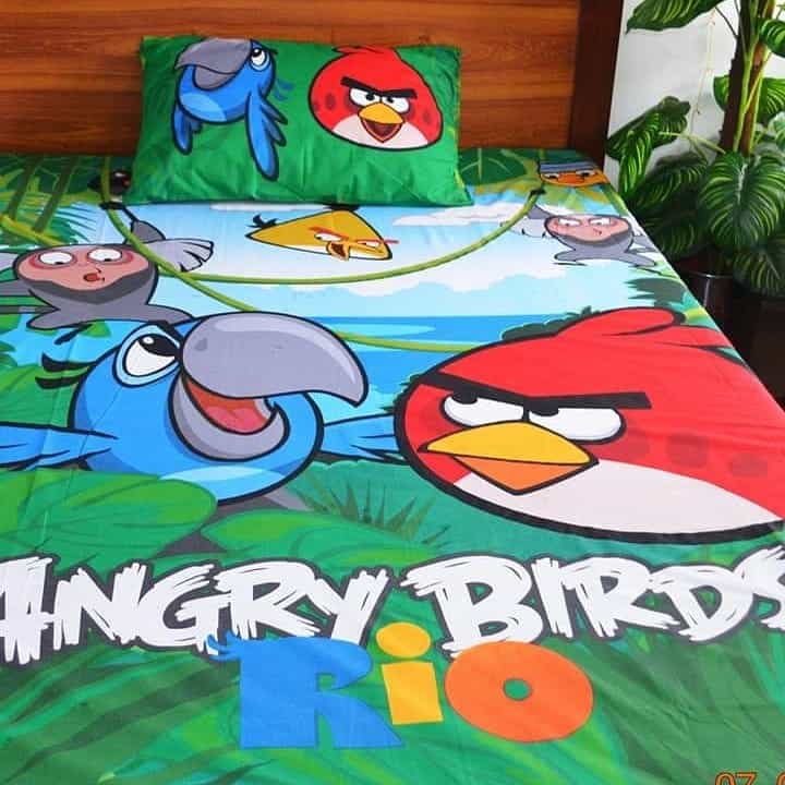 angry birds bedsheet