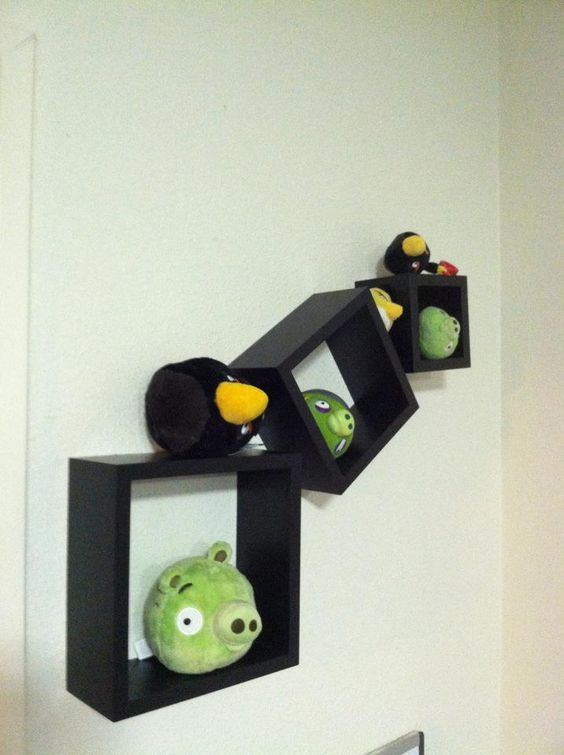 angry birds wall shelves