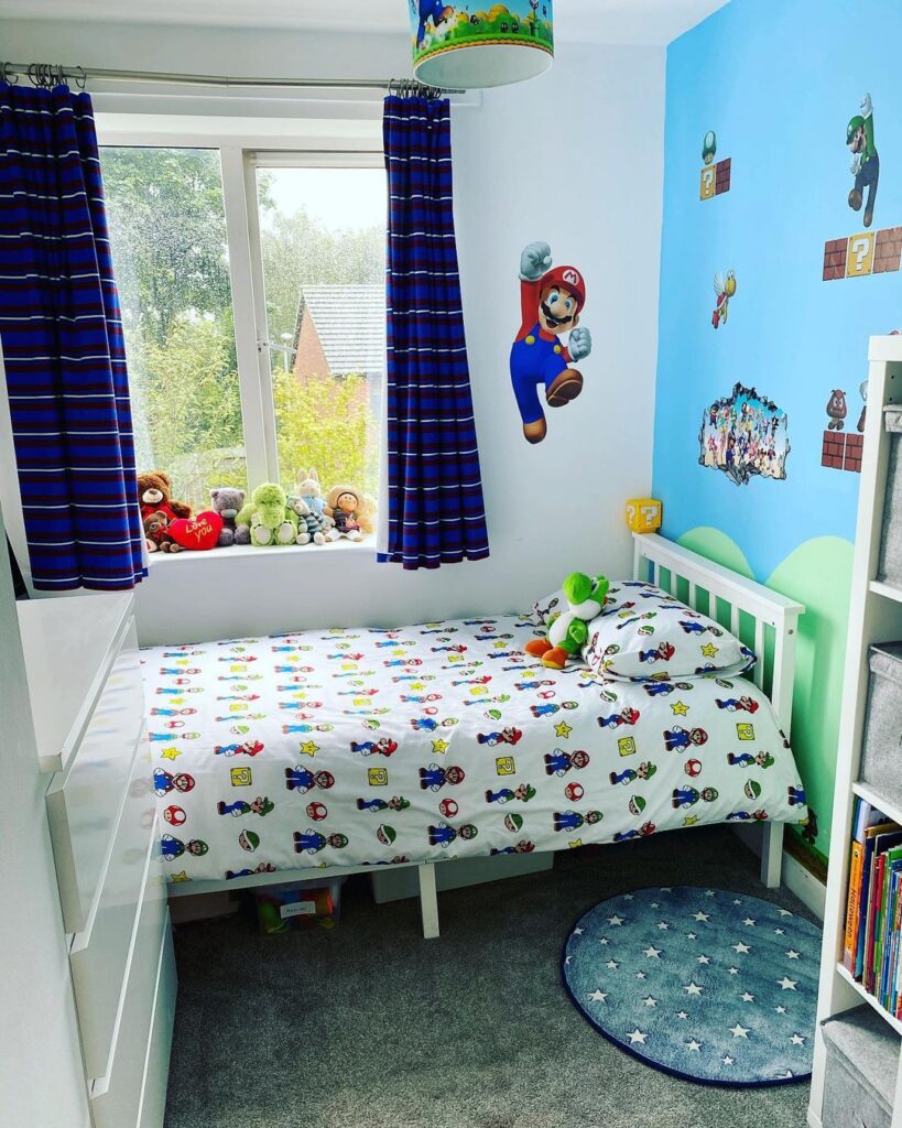 Cool Mario Bedroom Stuff And 9 Ideas To Re Create Room You Love   Mario Bedroom Decor 819x1024 