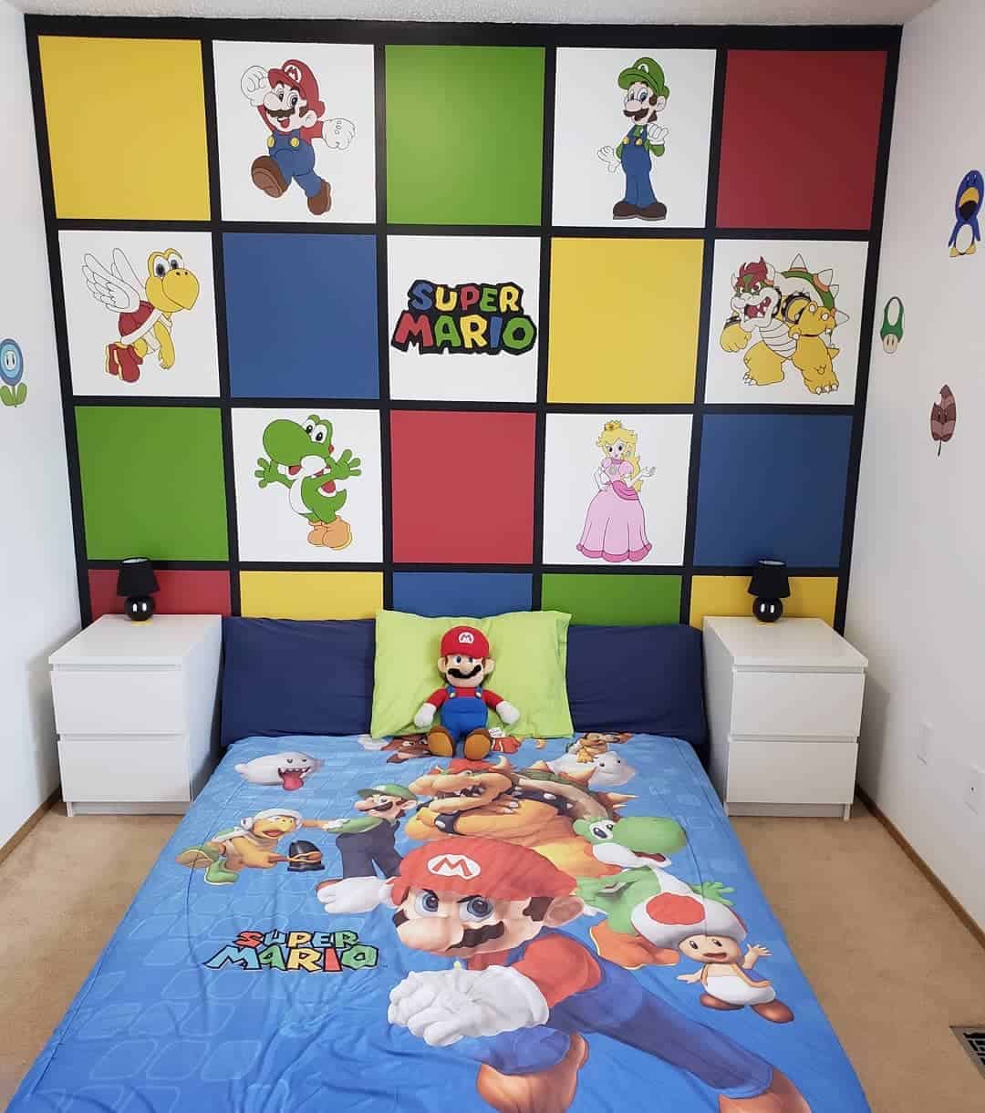 Cool Mario Bedroom Stuff And 9 Ideas To Re Create Room You Love   Mario Bros Bedroom 