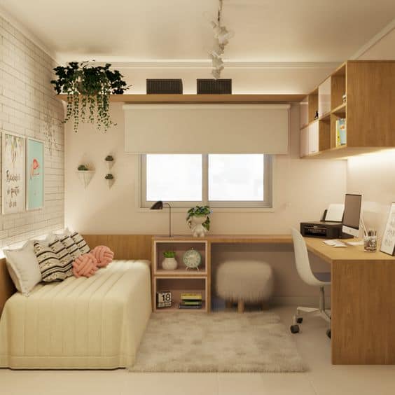 kawaii bedroom office