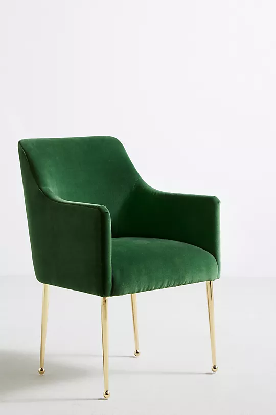 green chair