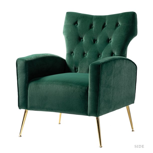 green sofa chair