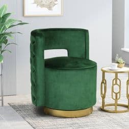 hunter green accent chair