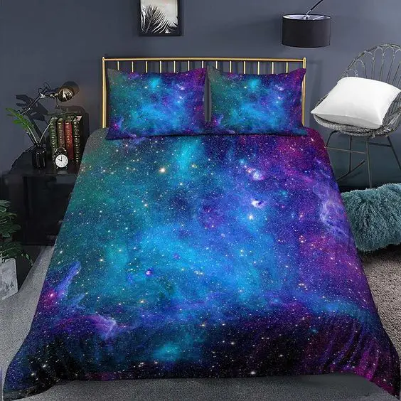 galaxy bedding idea
