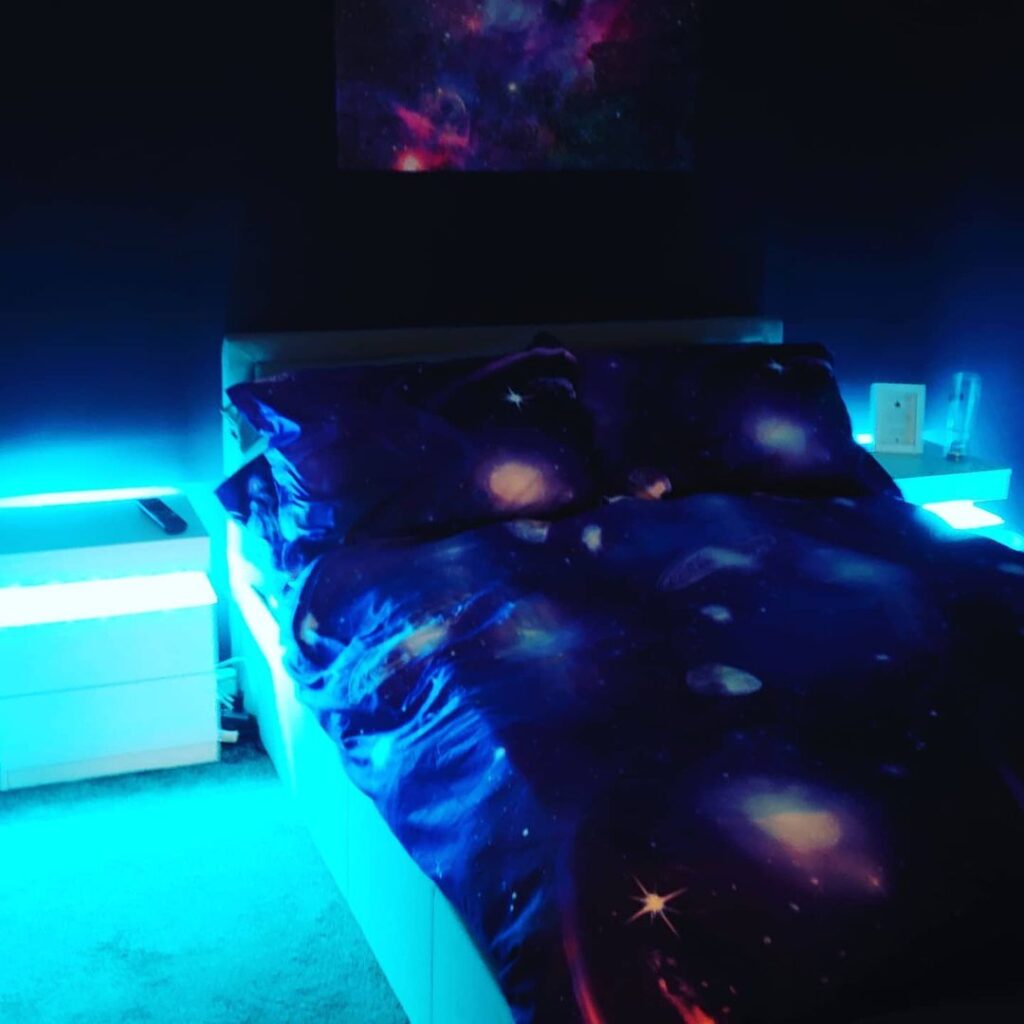 galaxy bedroom lighting