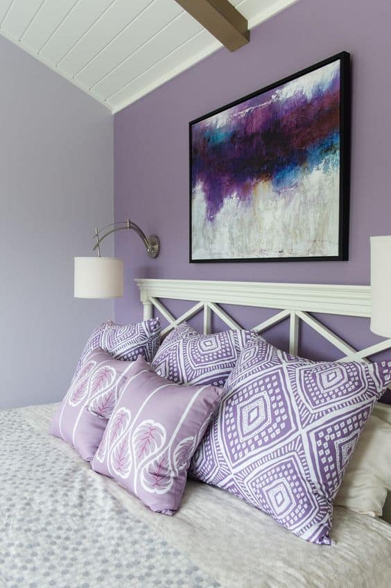 light purple bedroom idea