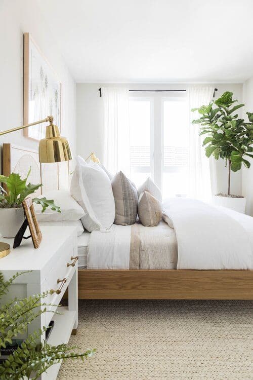 white bedroom design