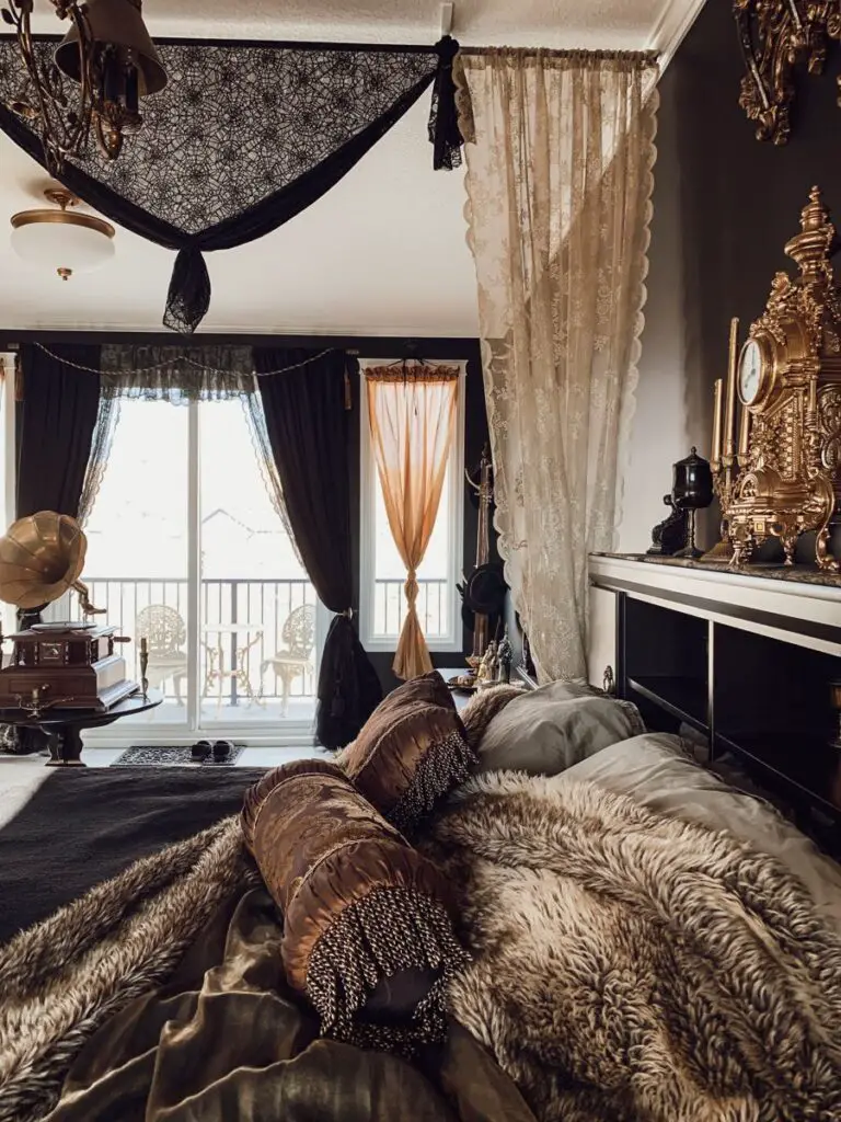 gothic bedroom design idea