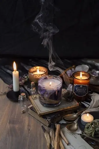 candles for witchcore bedroom