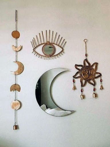 moon decor for witchcore aesthetic