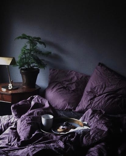 purple witch bedroom