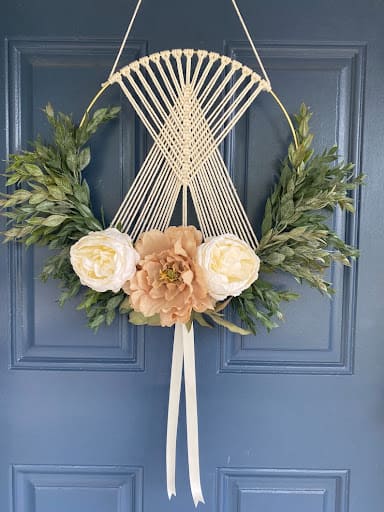 boho christmas wreath