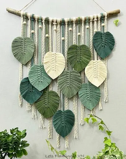 boho leaf decor
