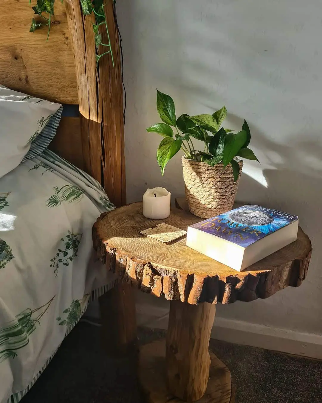 cottagecore room idea with plants