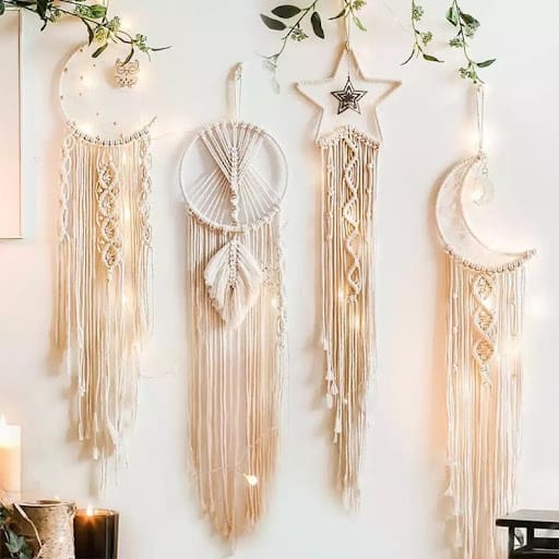 macrame wall decor