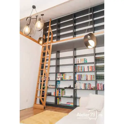 attic library idea with ladder