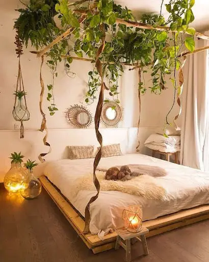 romantic boho room idea
