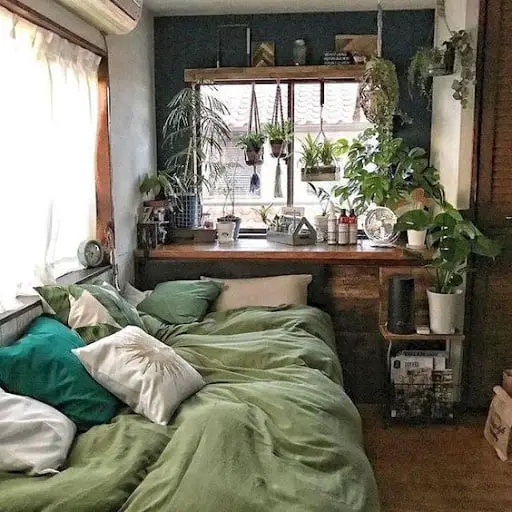 small and cozy boho bedroom