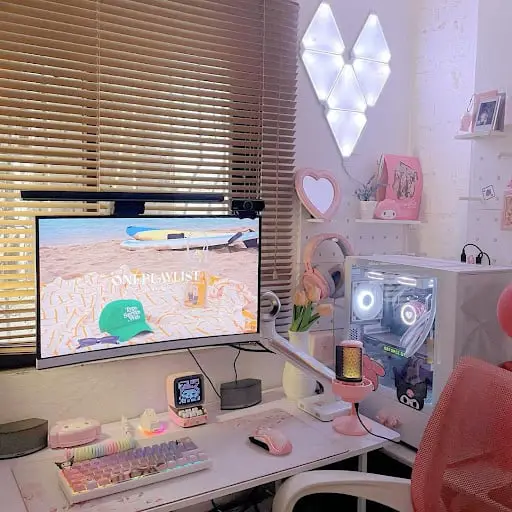 anime bedroom for gamers
