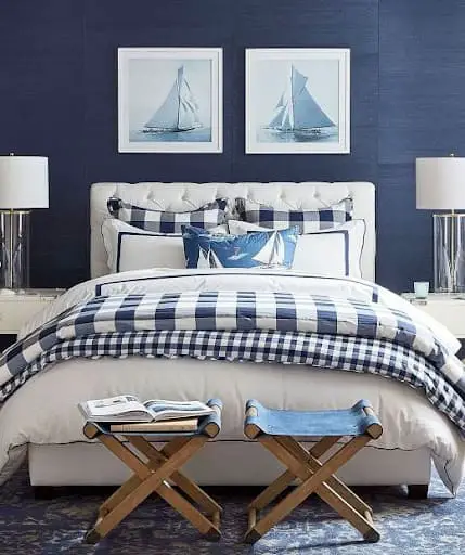 nautical blue bedroom