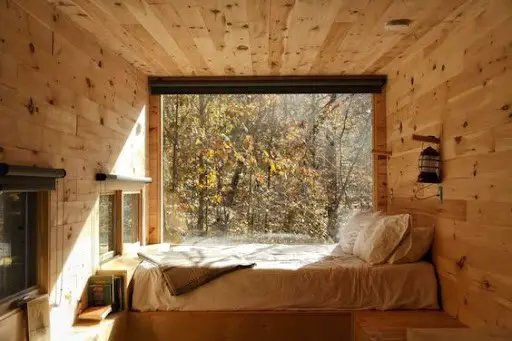 cozy cabin bedroom idea