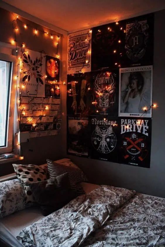 grunge bedroom design