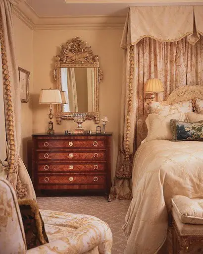 victorian bedroom antique mirror and dresser