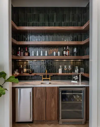 modern home bar idea