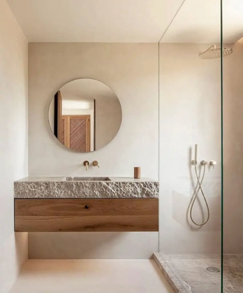 simple shower room idea