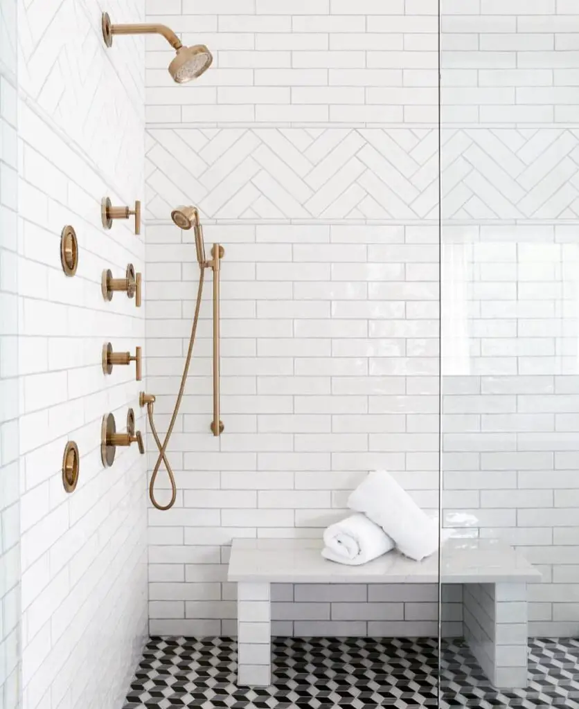 tile patterns for shower room
