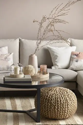 sleek and modern coffee table decor idea