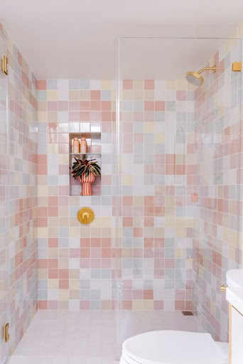 pastel shower idea