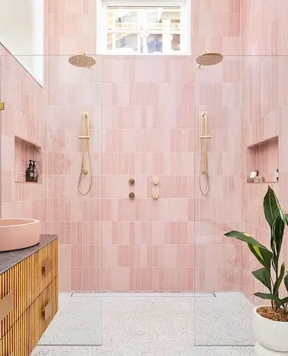 pink shower idea