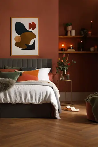 mid century modern bedroom idea