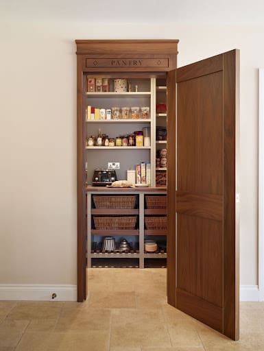 wooden pantry idea