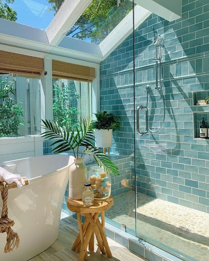 subway tile bathroom idea 