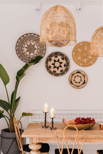 boho dining room design idea