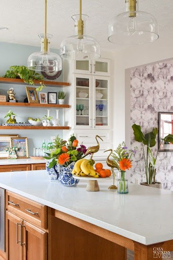 colorful kitchen island decor