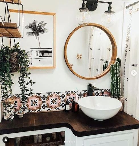 peal and stick tiles for bathroom backsplash