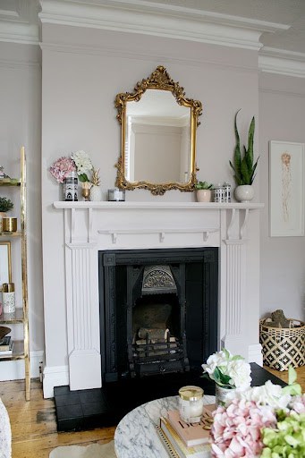 mantle decor idea