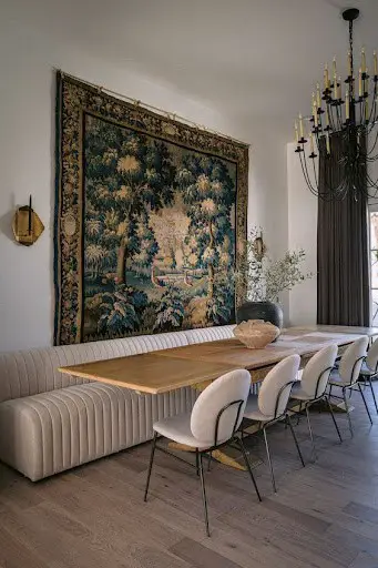 tapestry for dining room accent wall